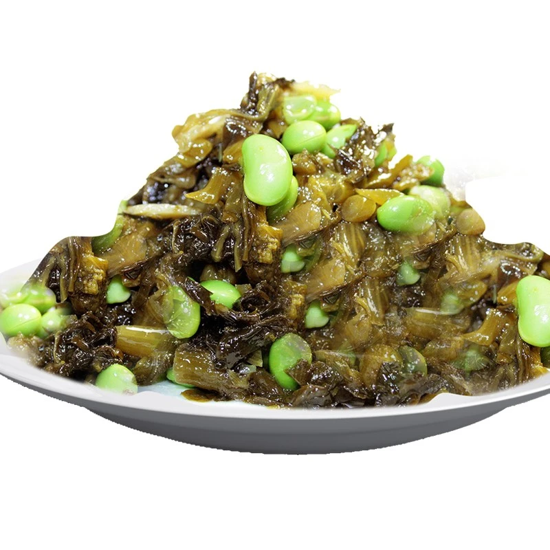 沈万三周庄阿婆菜毛豆菜苋60g下饭菜咸菜开袋即食