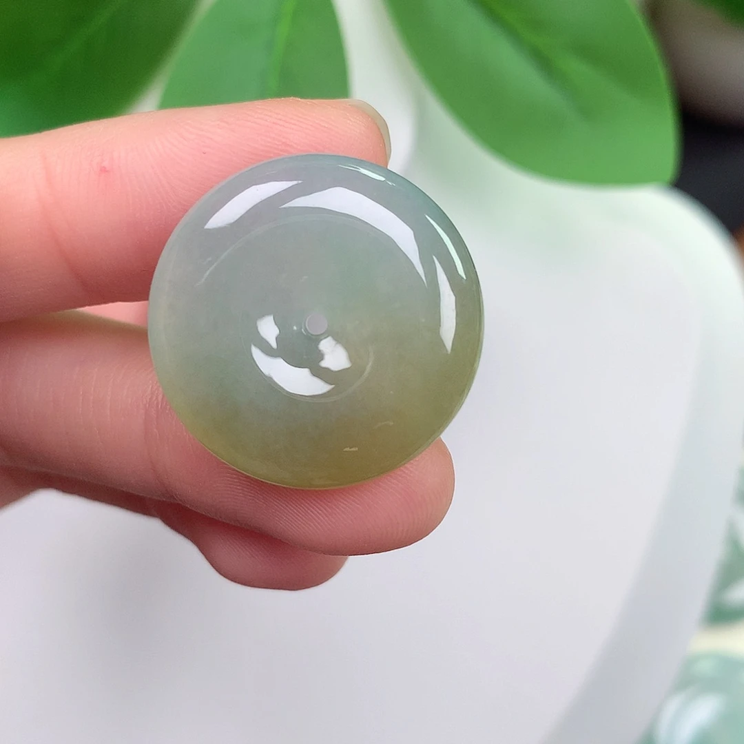 颈饰未镶嵌翡翠平安扣 23.3-5.4mm