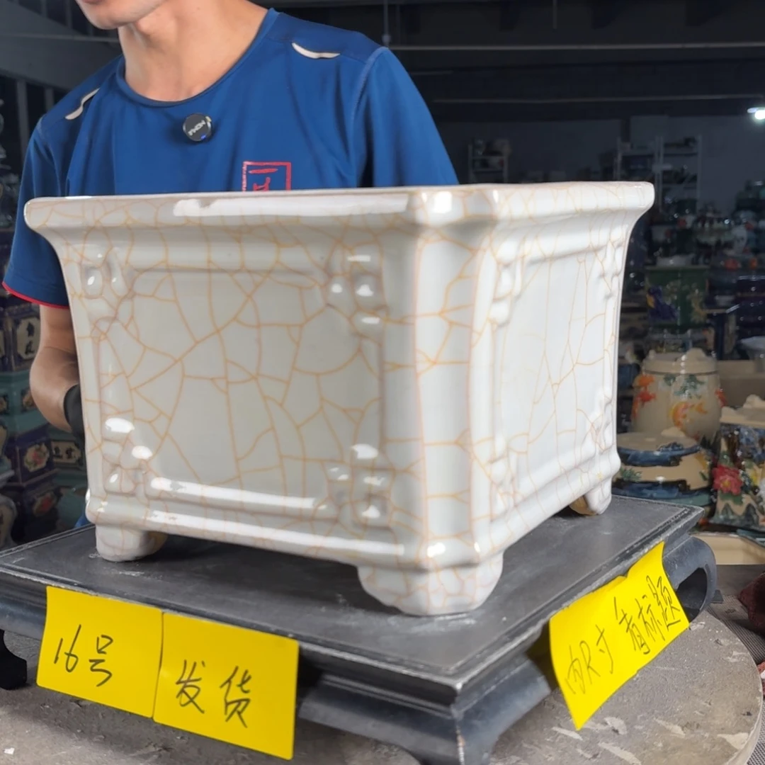 一风堂石湾花盆 内21*16