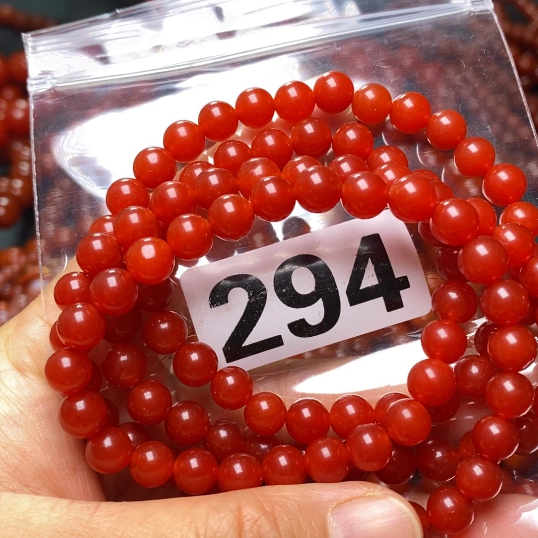 勤***南红玛瑙未镶嵌手链