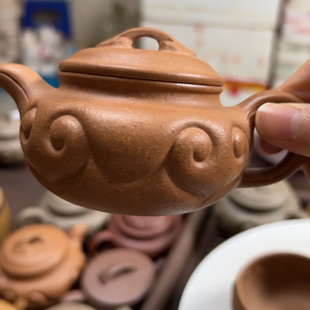 茶壶紫砂?****?16目如意仿古全品单壶