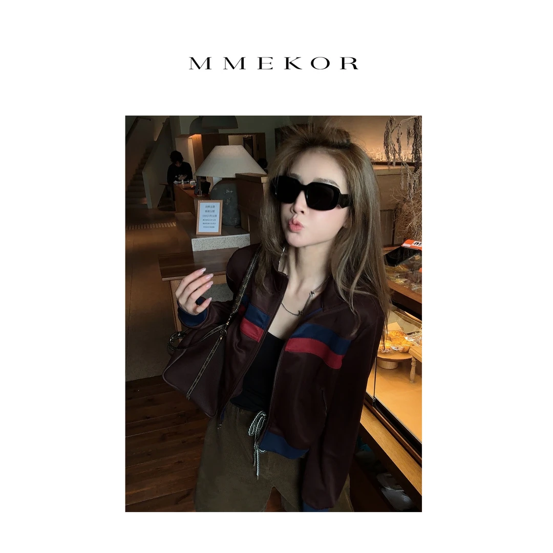 MMEKOR“叛逆学院”卫衣  2025新款秋款末日美拉德风上衣 30196