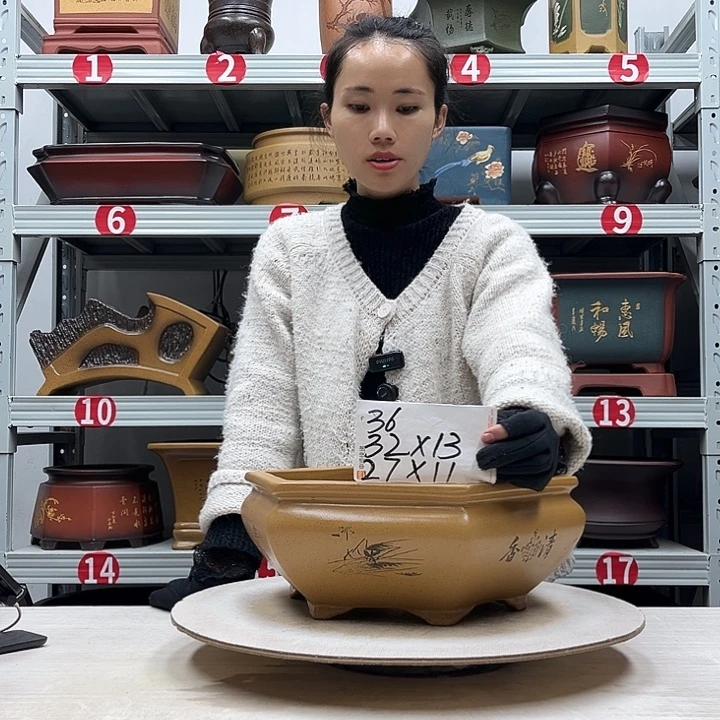 紫砂花盆紫砂花盆