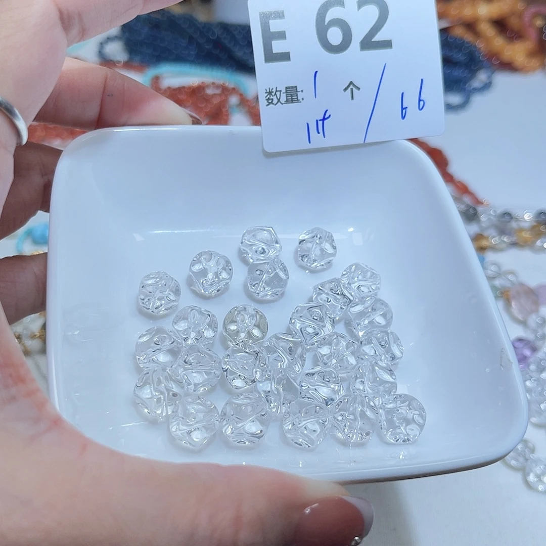 未镶嵌珠宝半成品水晶E62。