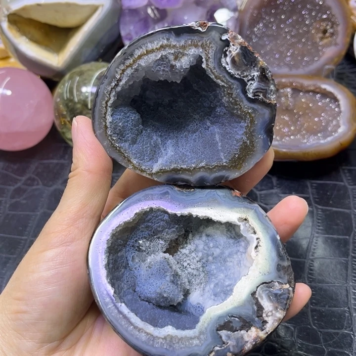 未镶嵌发饰水晶奇石盆