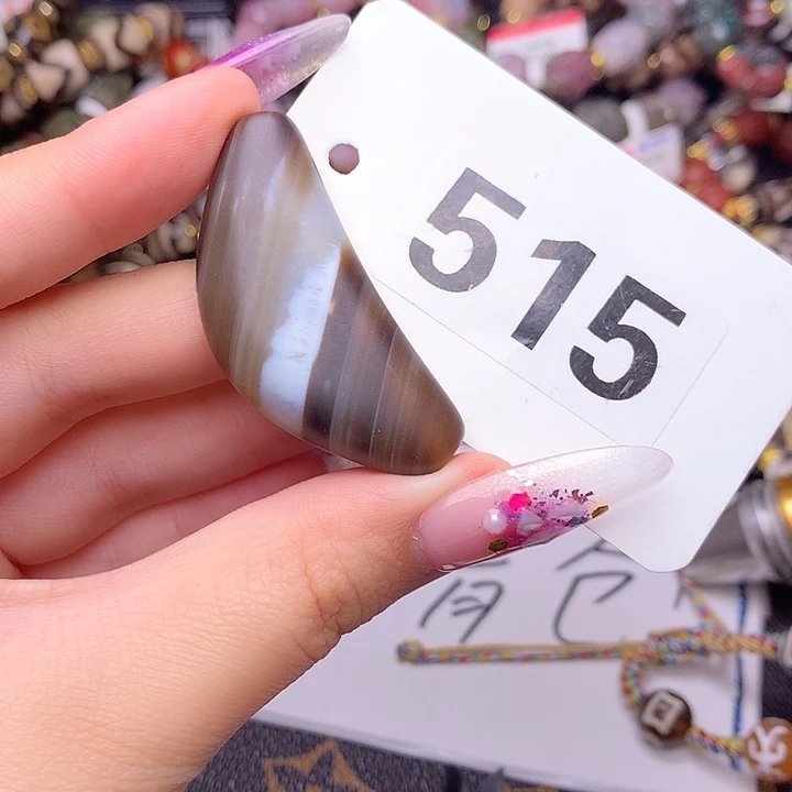 玛瑙/玉髓未镶嵌发一条