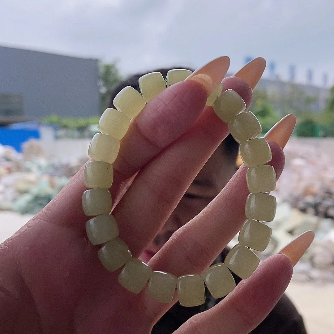 手链未镶嵌和田玉和田玉手串