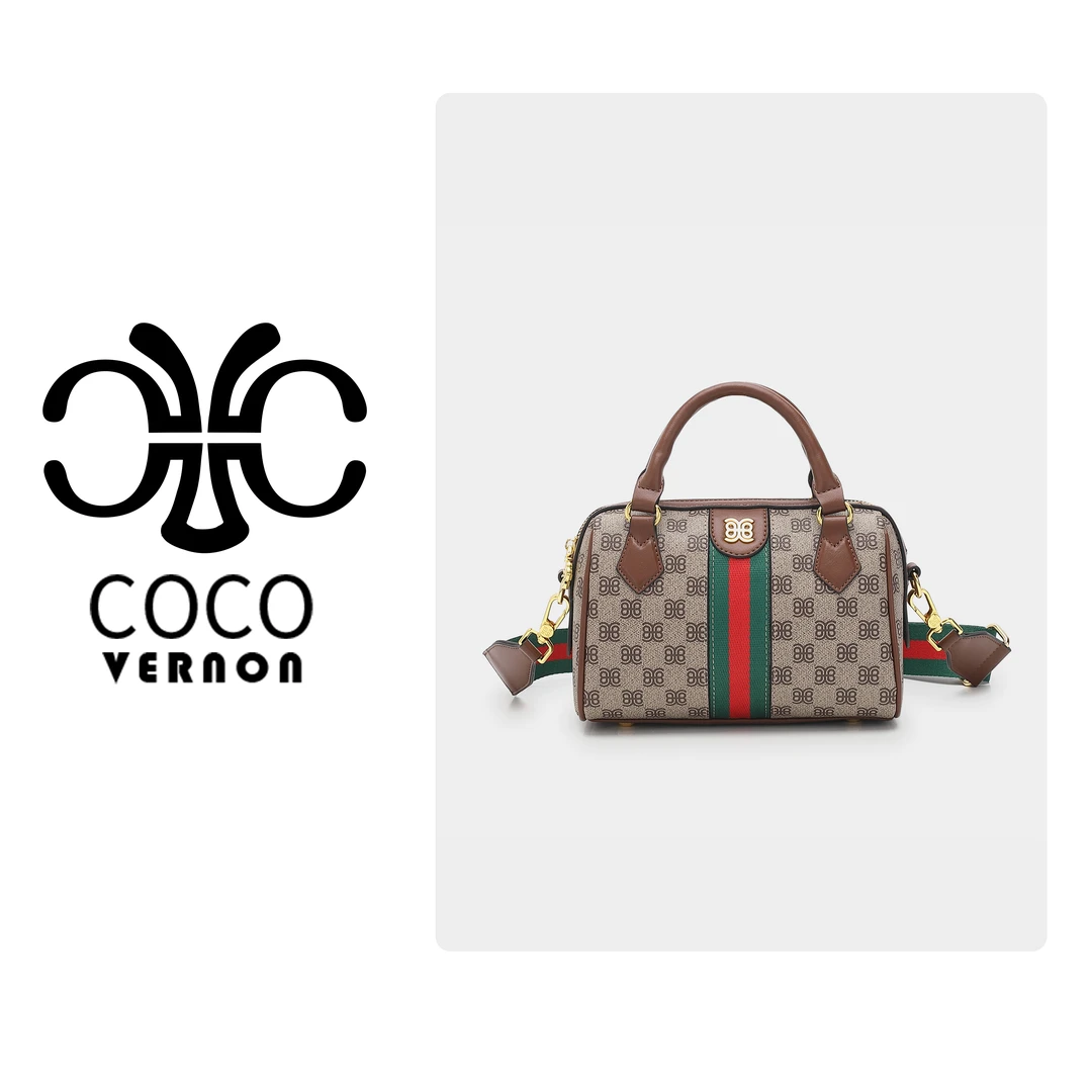 Bonburl邦宝利2025新款百搭印花手提单肩枕头包BB25921