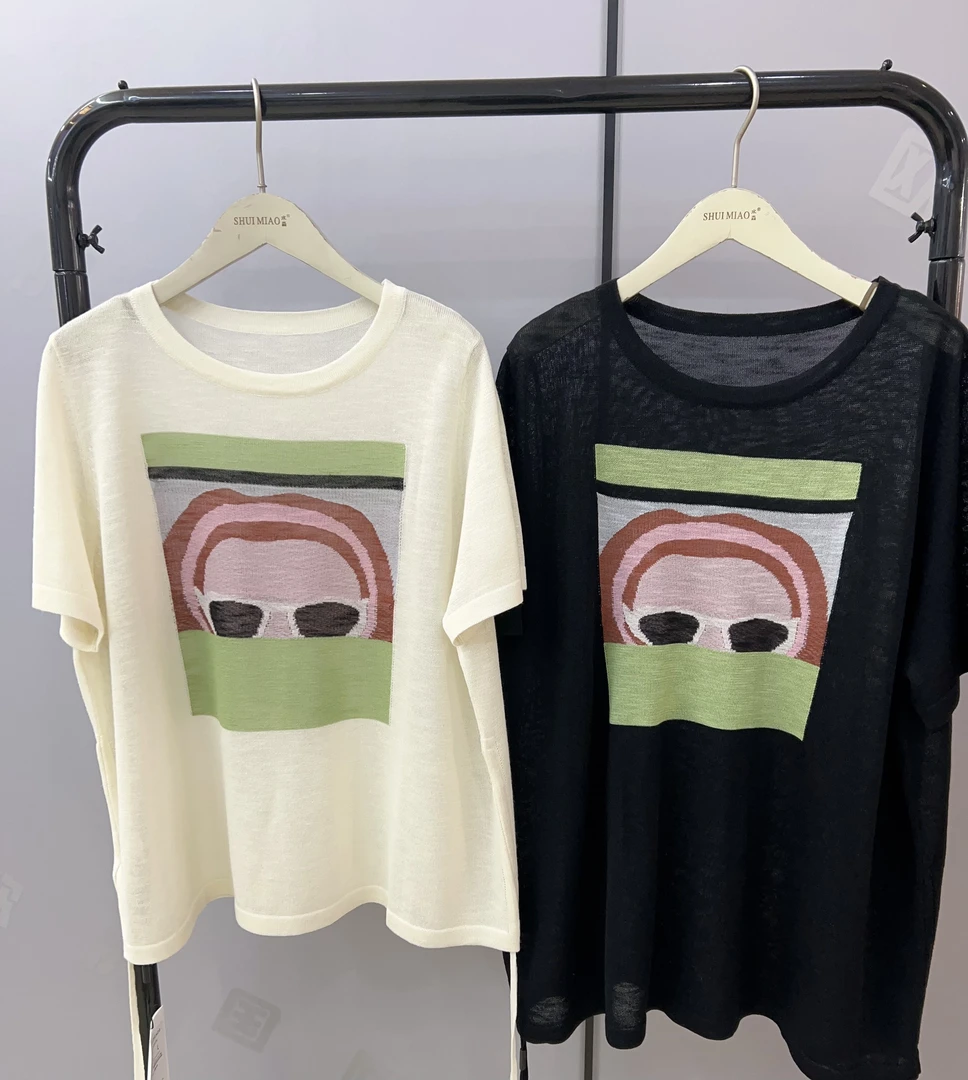 水淼2025-夏季新款0378-毛织套头衫