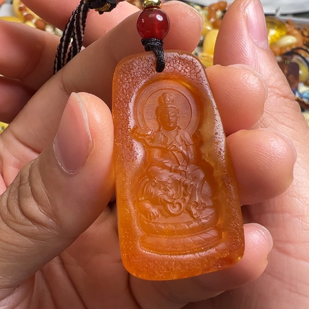 未镶嵌蜜蜡裸石龙蛇