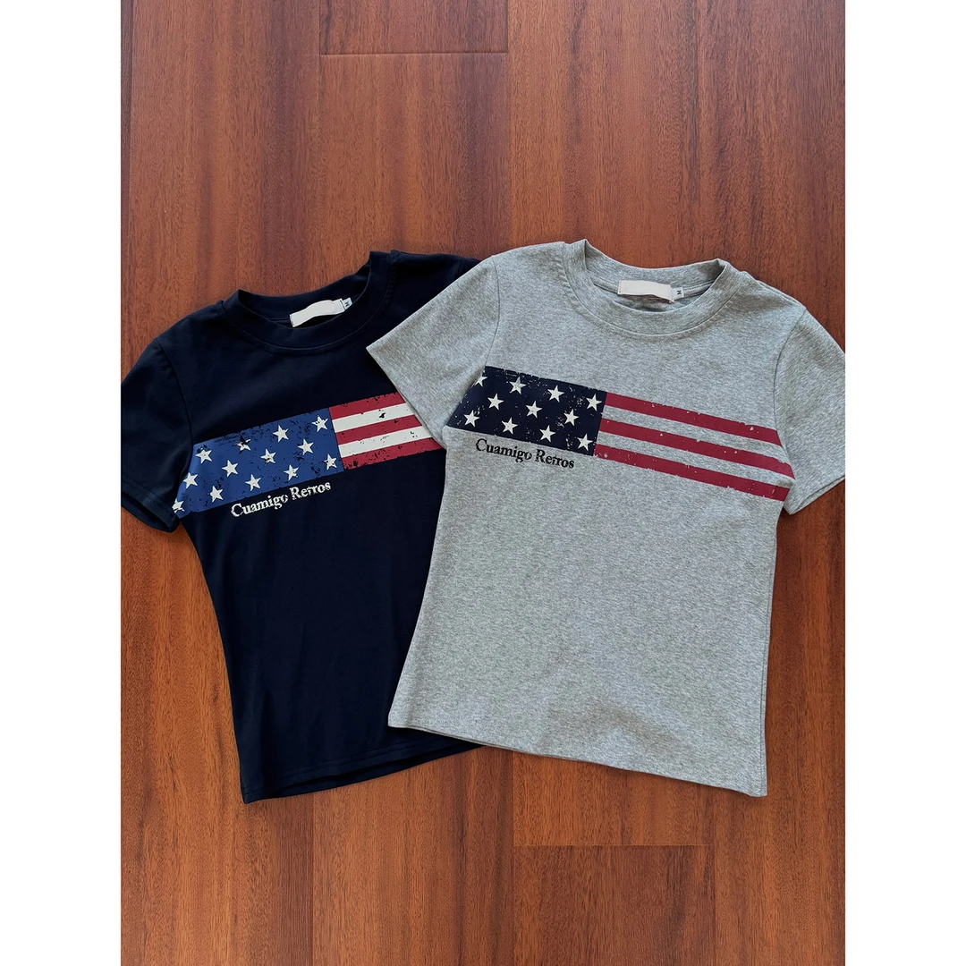 19studio WAYNEPRINCE 印花女款短袖