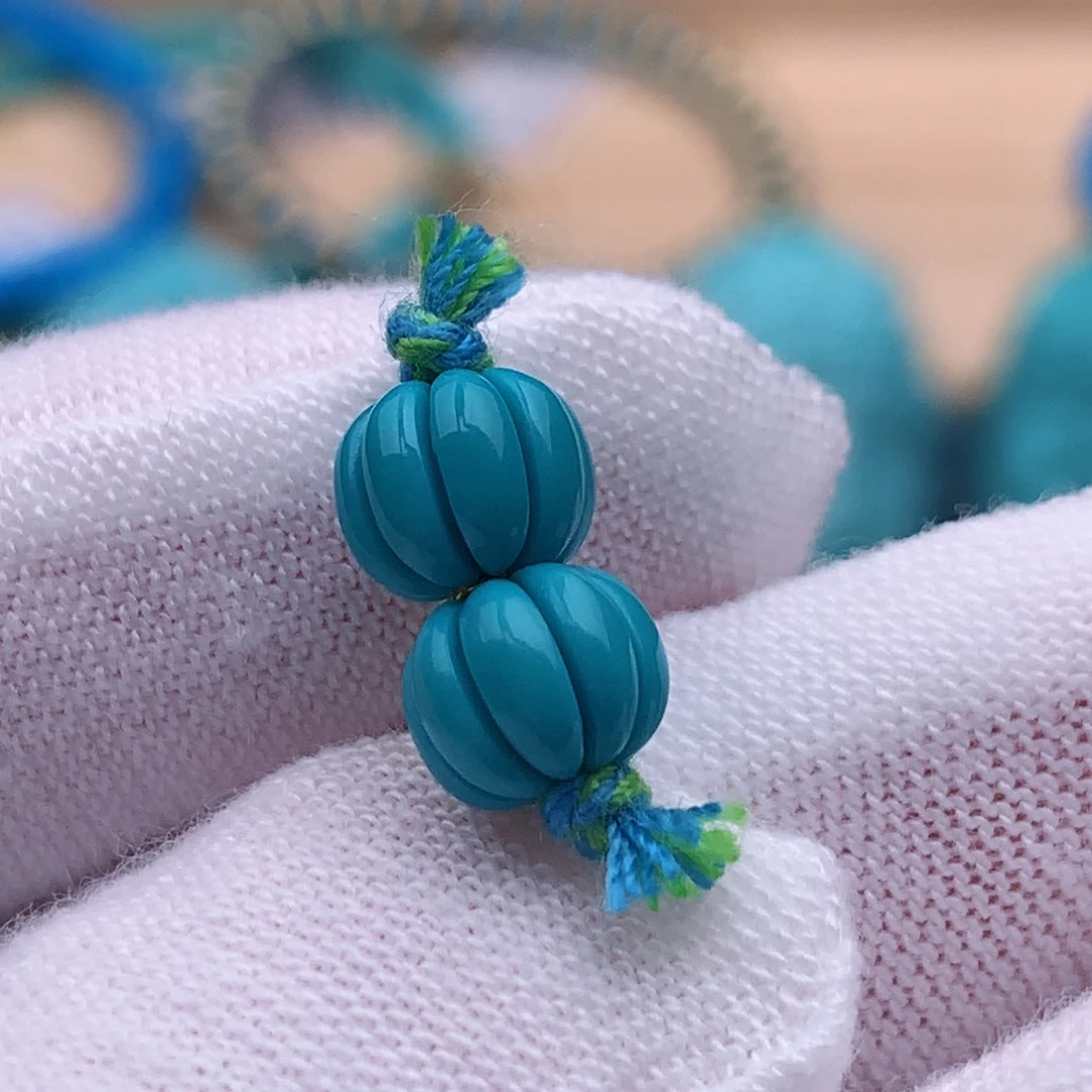 绿松石未镶嵌珠宝奇石7mm