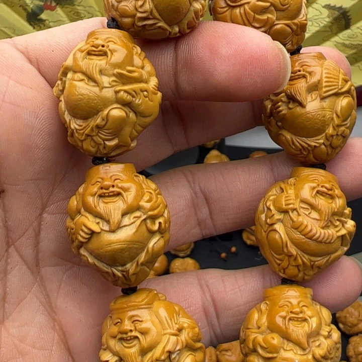橄榄核手串/手链2.3官帽财神福利