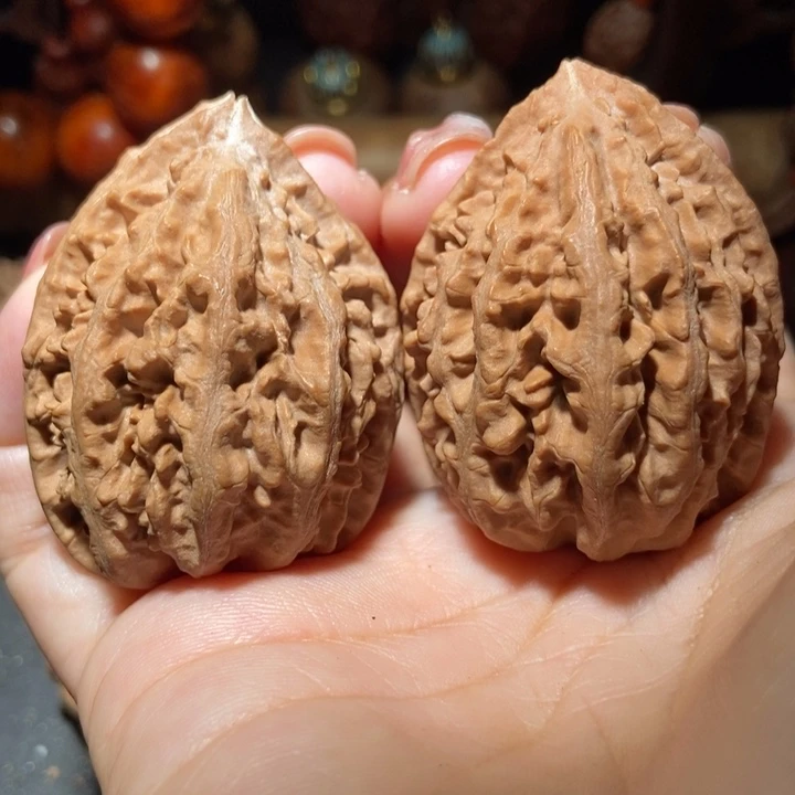 把件文玩核桃东北楸子小雪240