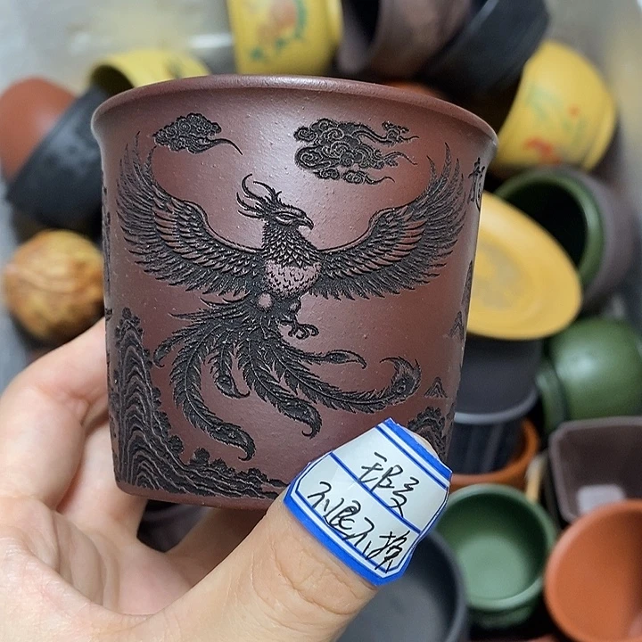 紫砂茶杯瑕疵不退不换，