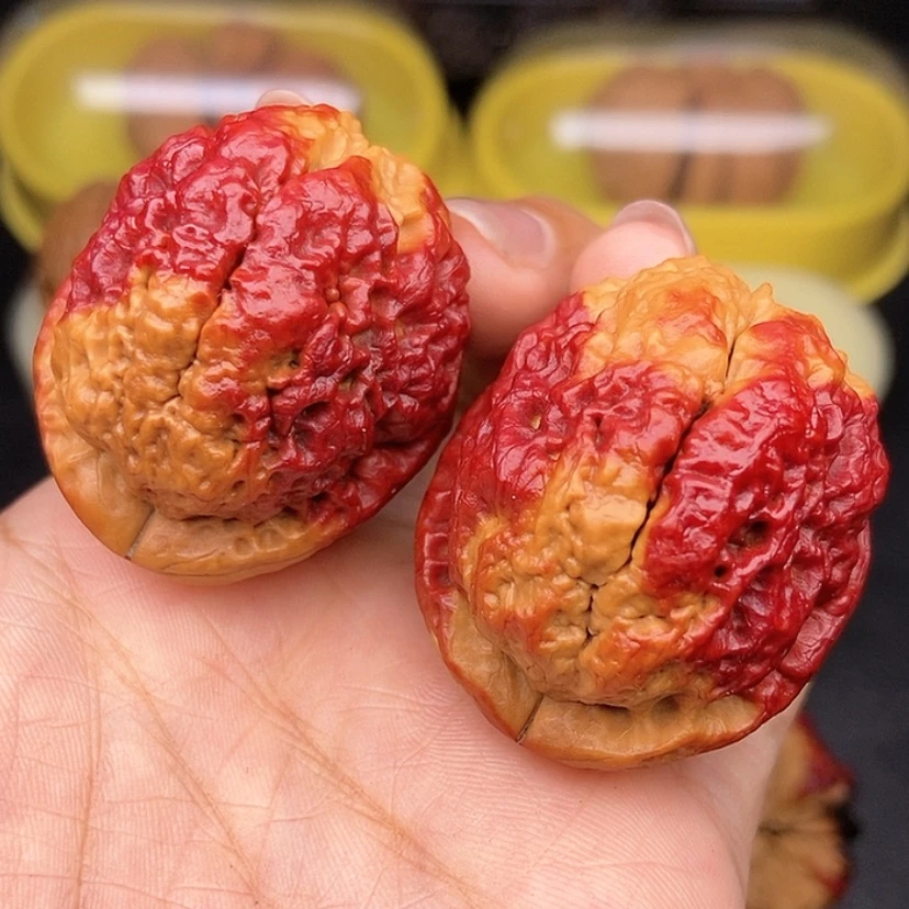 【闪购商品】文玩核桃手串40尺七彩老蟾头