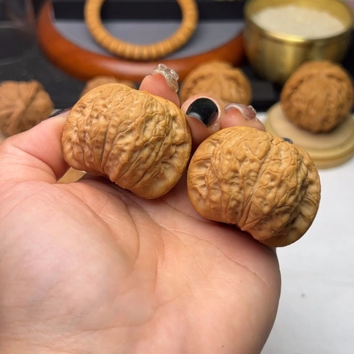 文玩核桃把件A*爱静41血麒麟