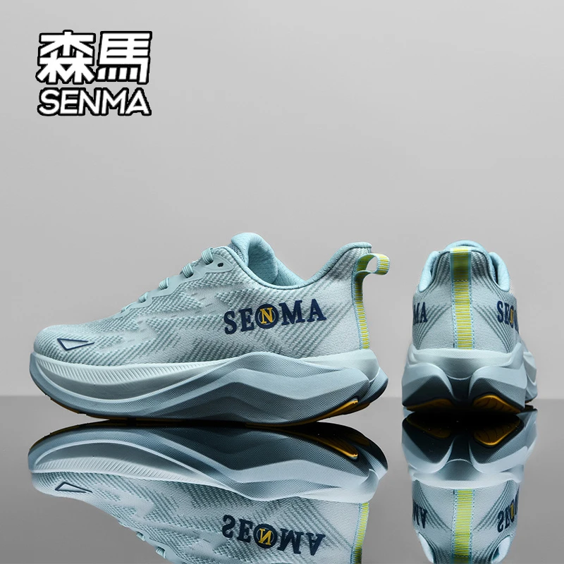 SENMA/森马男鞋休闲防滑情侣2025冬季新款系带跑步鞋时尚潮运动鞋