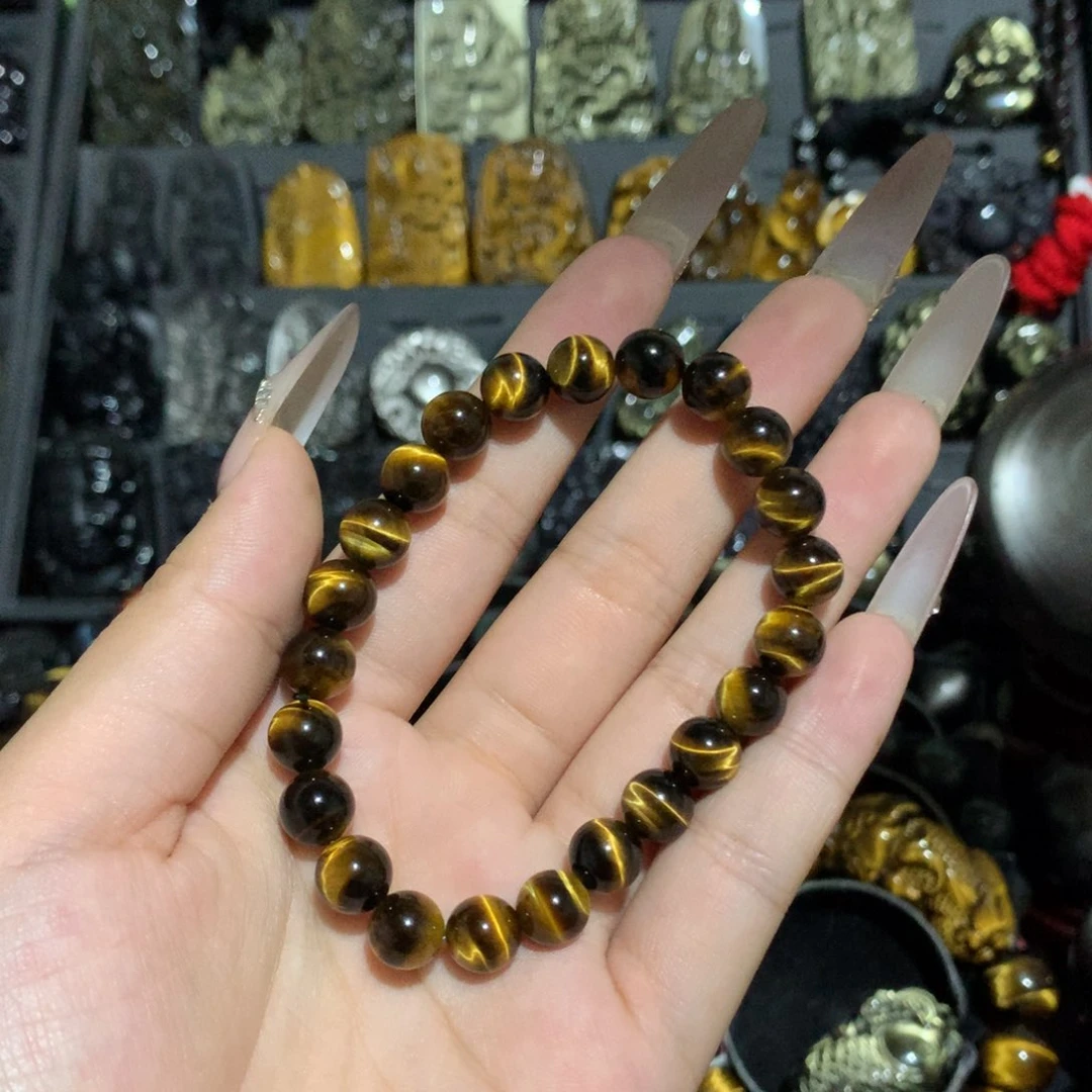 未镶嵌手链木变石（虎睛石）散***物