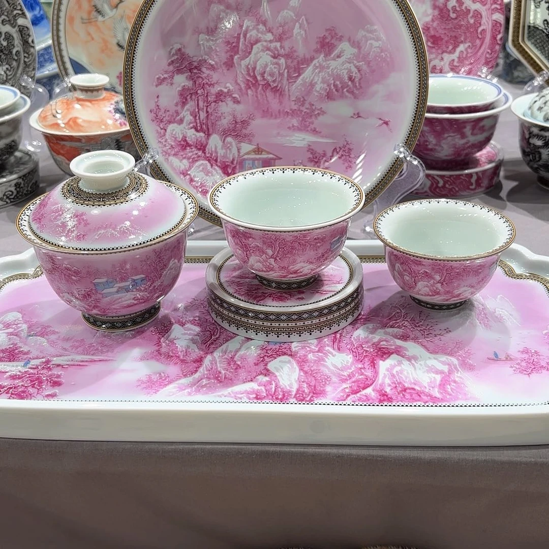 瓷片景德镇瓷器精品展示