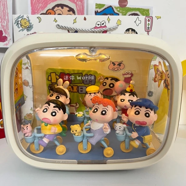 蜡笔小新手办 春日部小捣蛋可爱公仔手办摆件送男女生520生日礼物