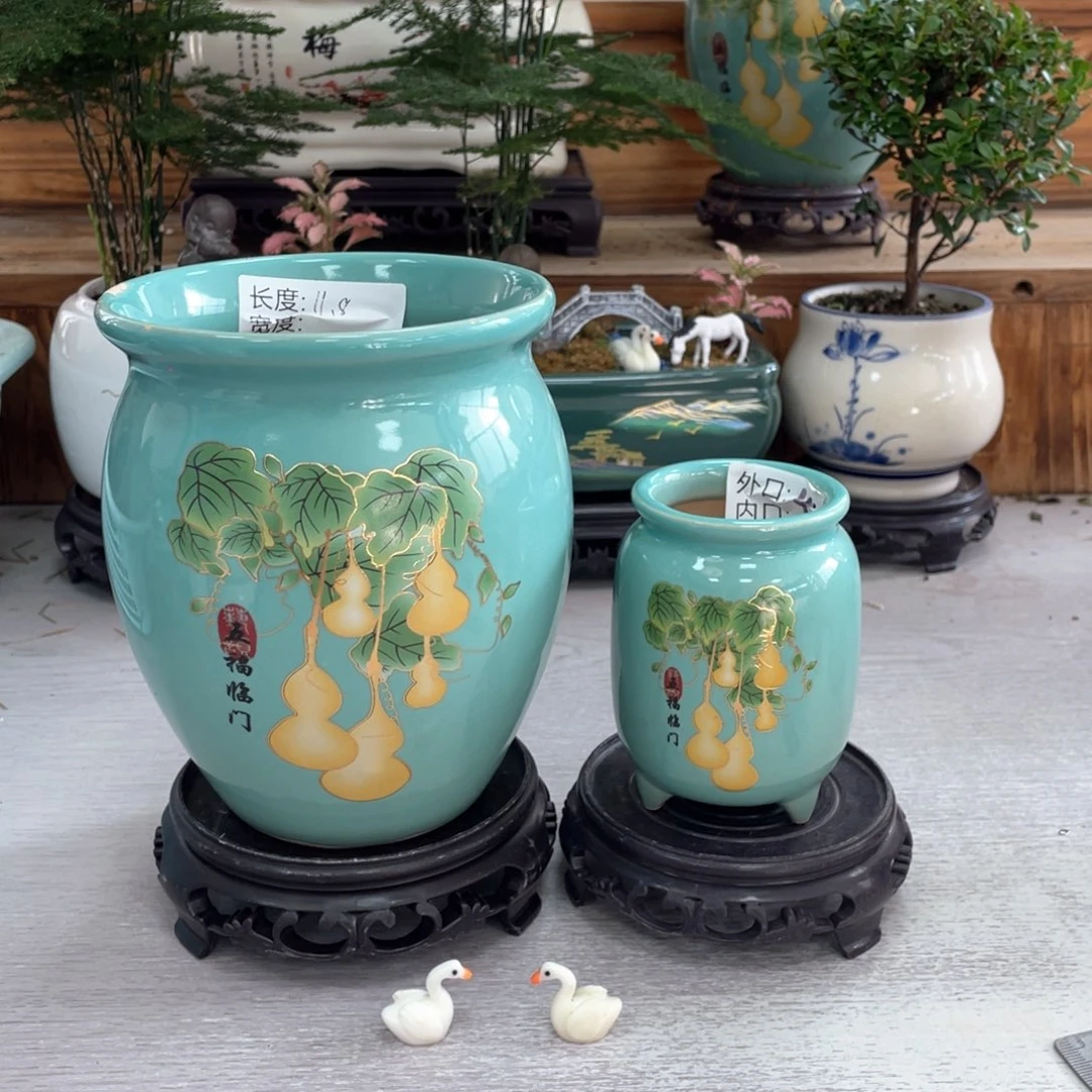 陶瓷花盆紫砂花盆艺术品