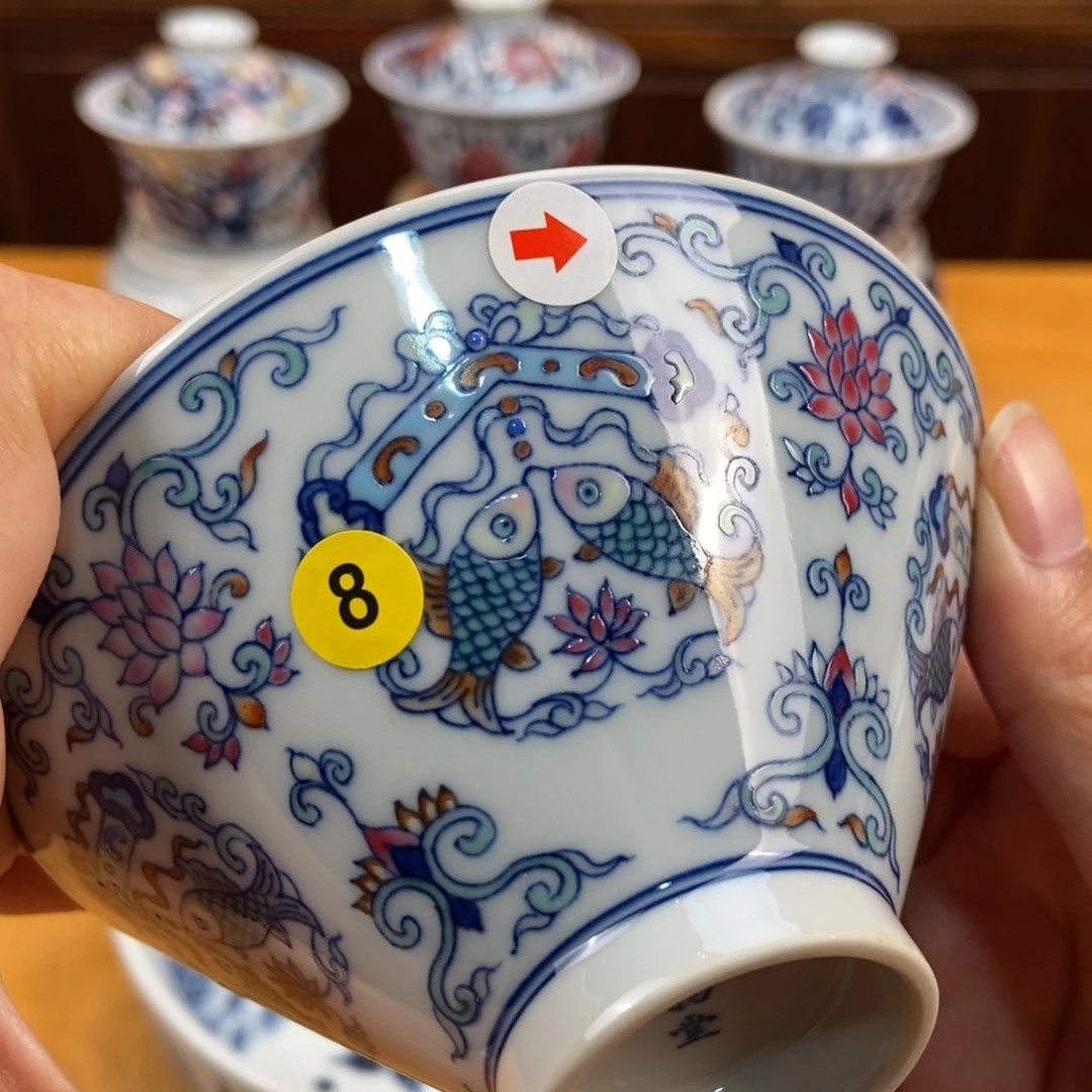 手绘现代茶具非古董