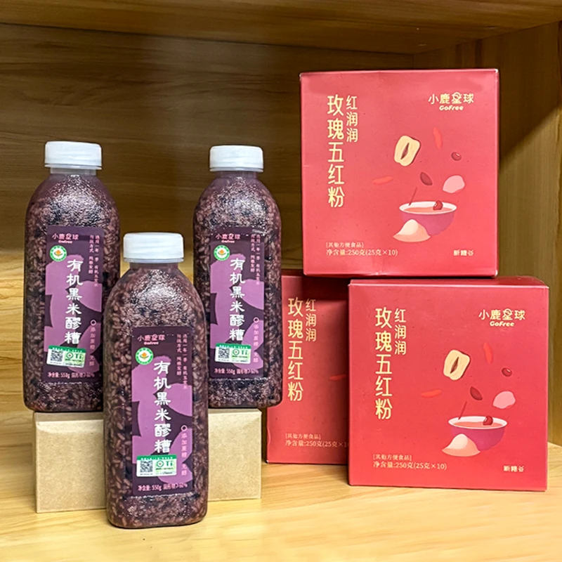 【女孩号专属】断糖谷 小鹿星球五红粉醪糟组合