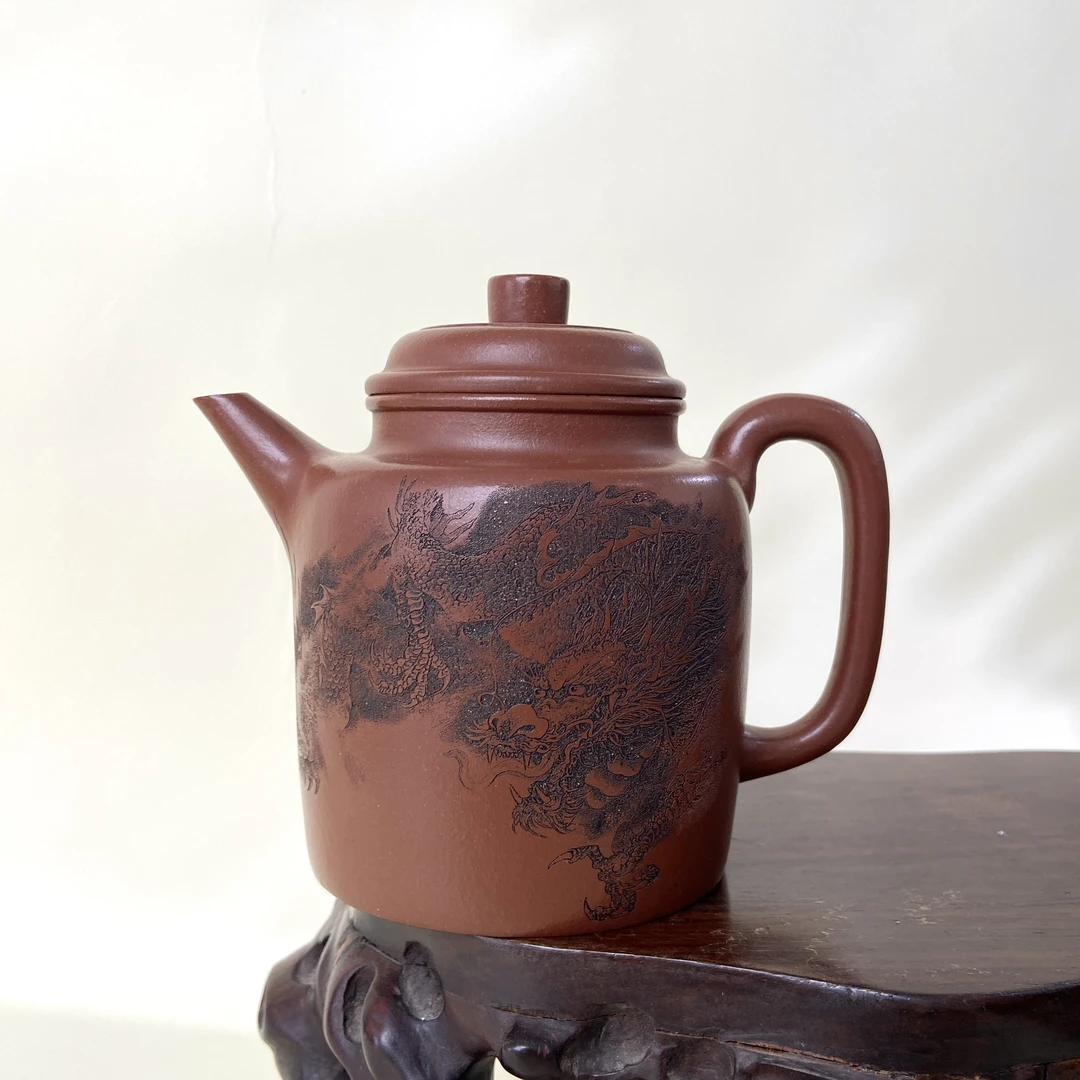 宜兴手工紫砂陶 （勇淑英）茶壶GS4009-2