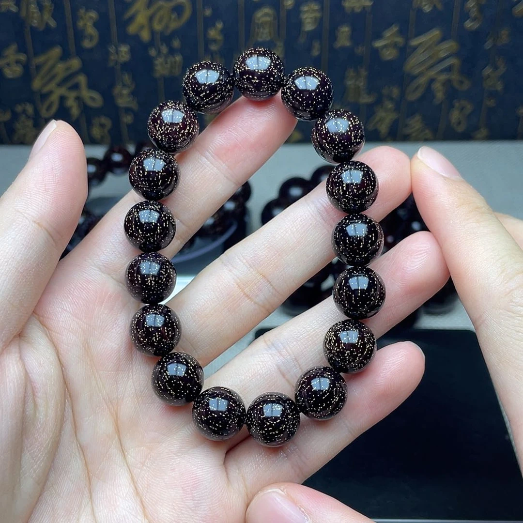 檀香紫檀（小叶紫檀）1.2 17颗 高油密爆满金星