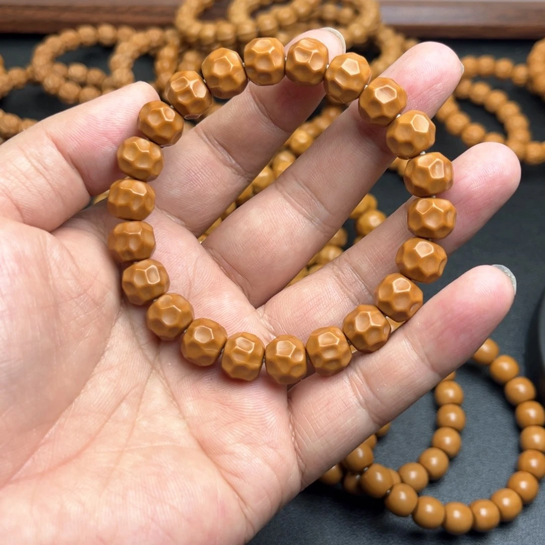 猴头核桃手串黑金无相