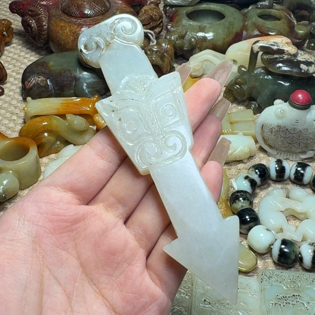 白玉菩提吊坠挂件