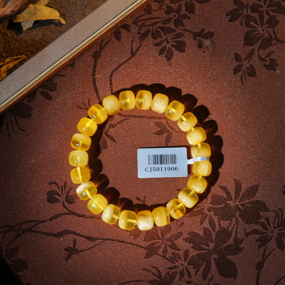 【左边婷姐】琥珀手串（CJ5011906）