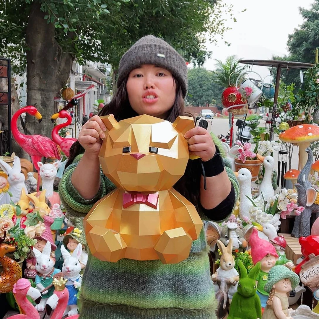 【闪购商品】无铅玻璃花园摆件&001&