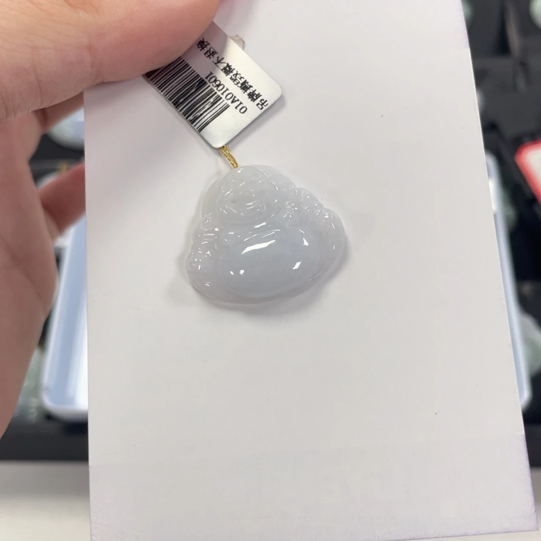 颈饰未镶嵌翡翠佛公