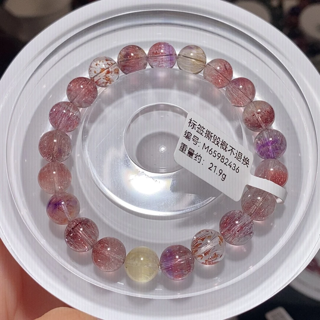 ^***乔水晶手链未镶嵌F仙女超七9