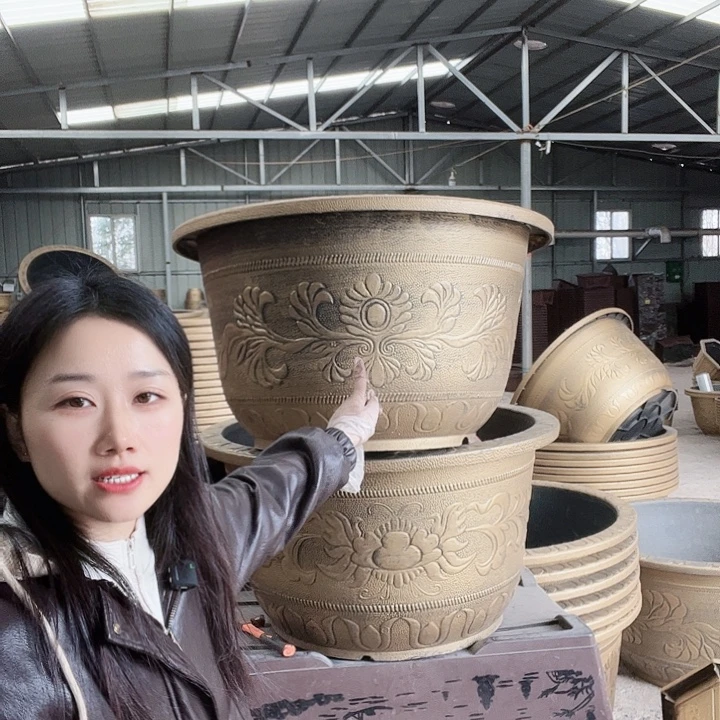 圆形78花盆8个有孔