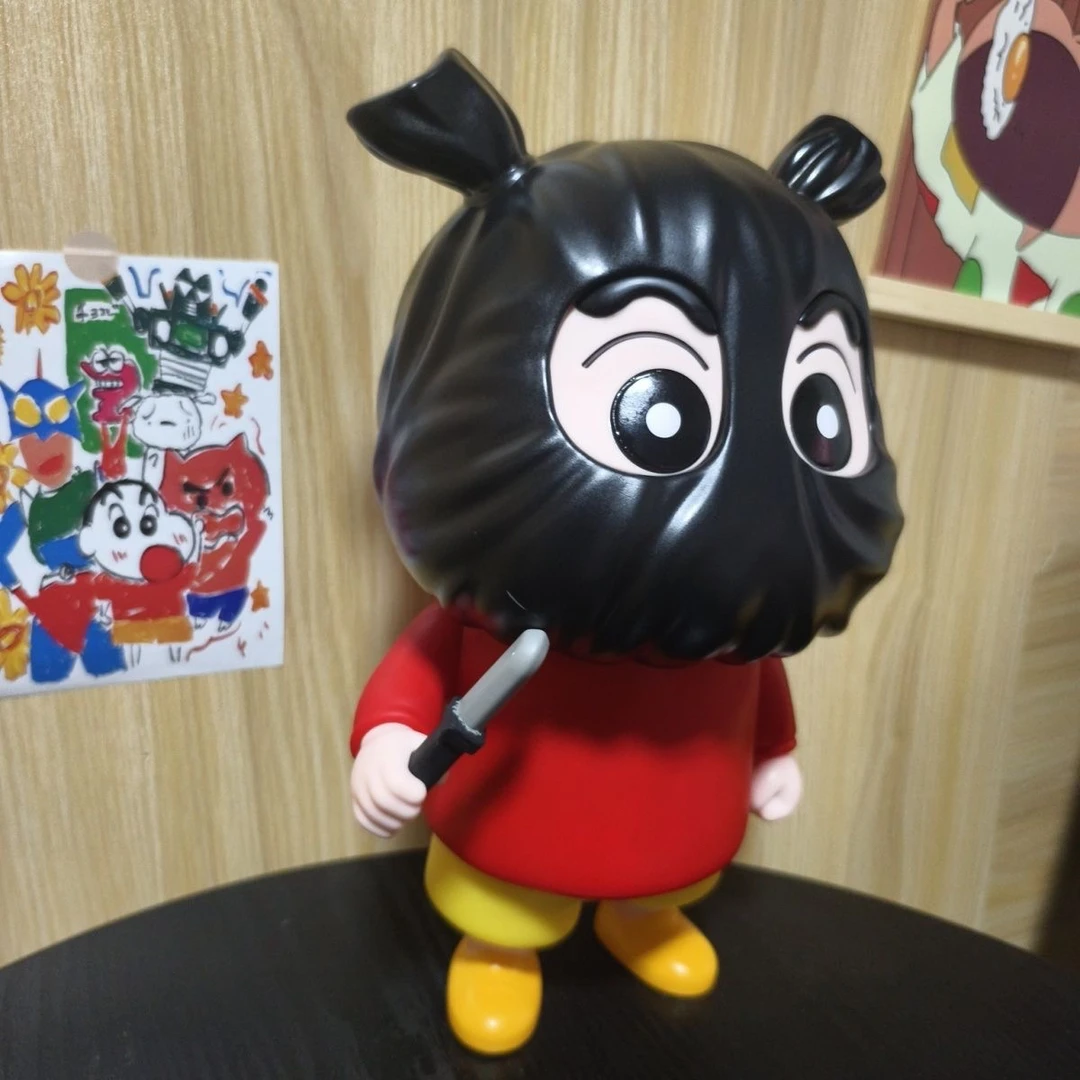 蜡笔小新打劫小新手办小白潮玩公仔周边玩偶可爱桌面摆件生日MY
