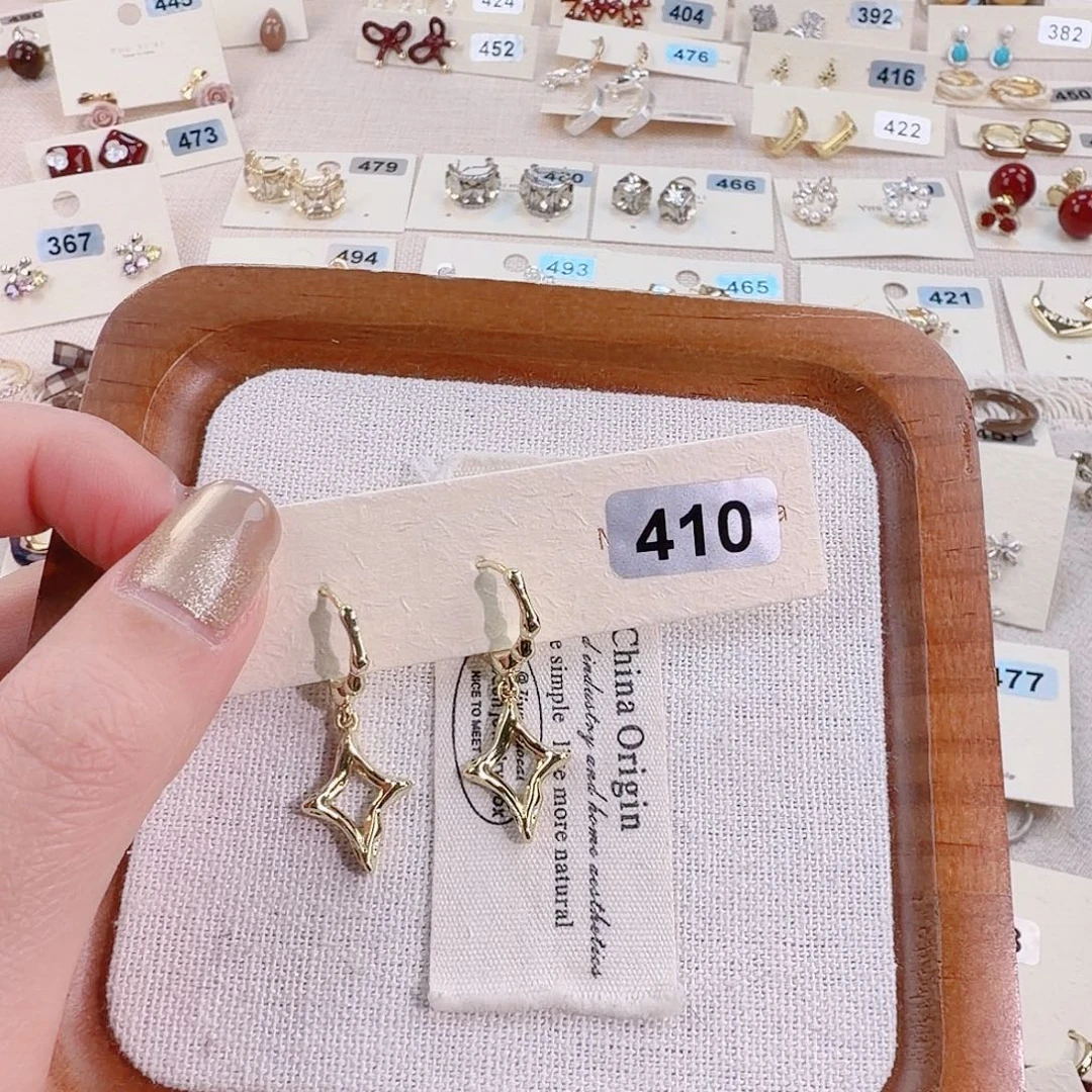 仿珍珠铜合金925银耳扣