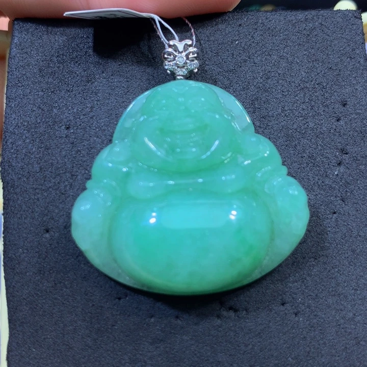 翡翠18K金镶嵌手链翡翠