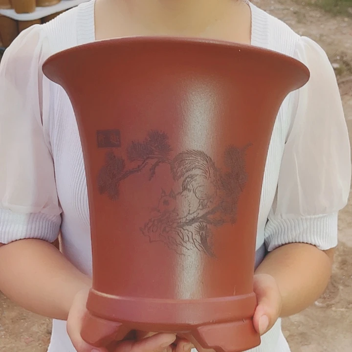 紫砂花盆宜兴紫砂精品花盆