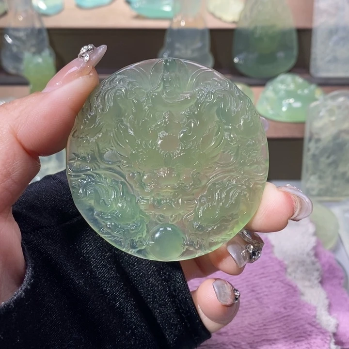 岫玉吊坠未镶嵌用****7吊坠