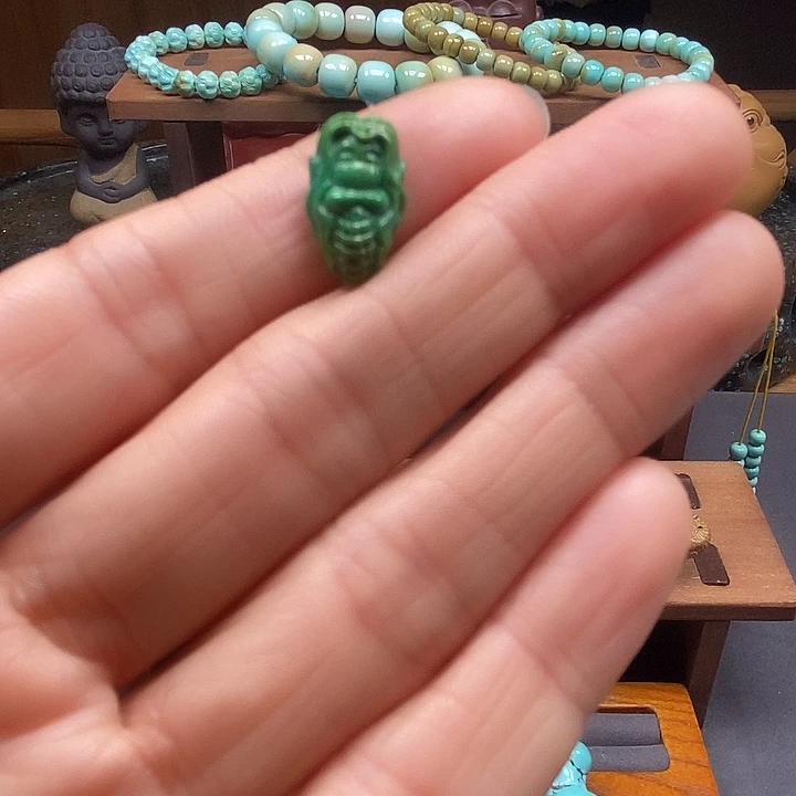 绿松石未镶嵌吊坠(不含链)