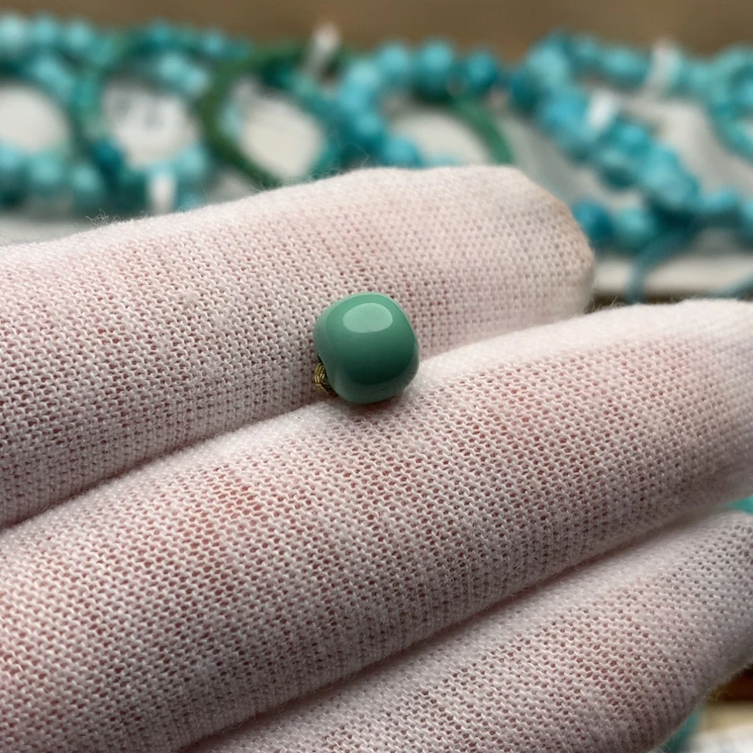 绿松石未镶嵌珠宝奇石7.7mm