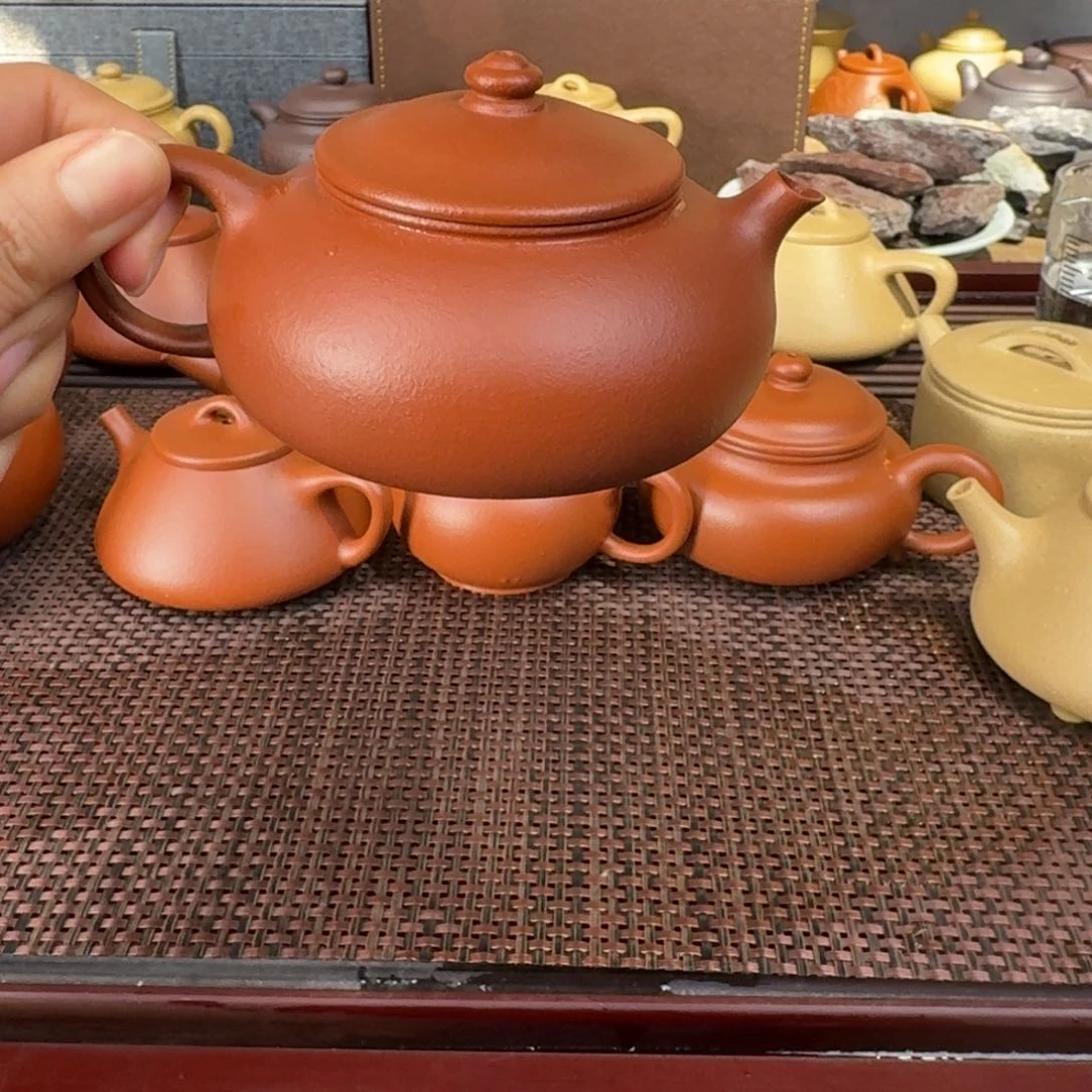 朱泥茶壶140毫升左右