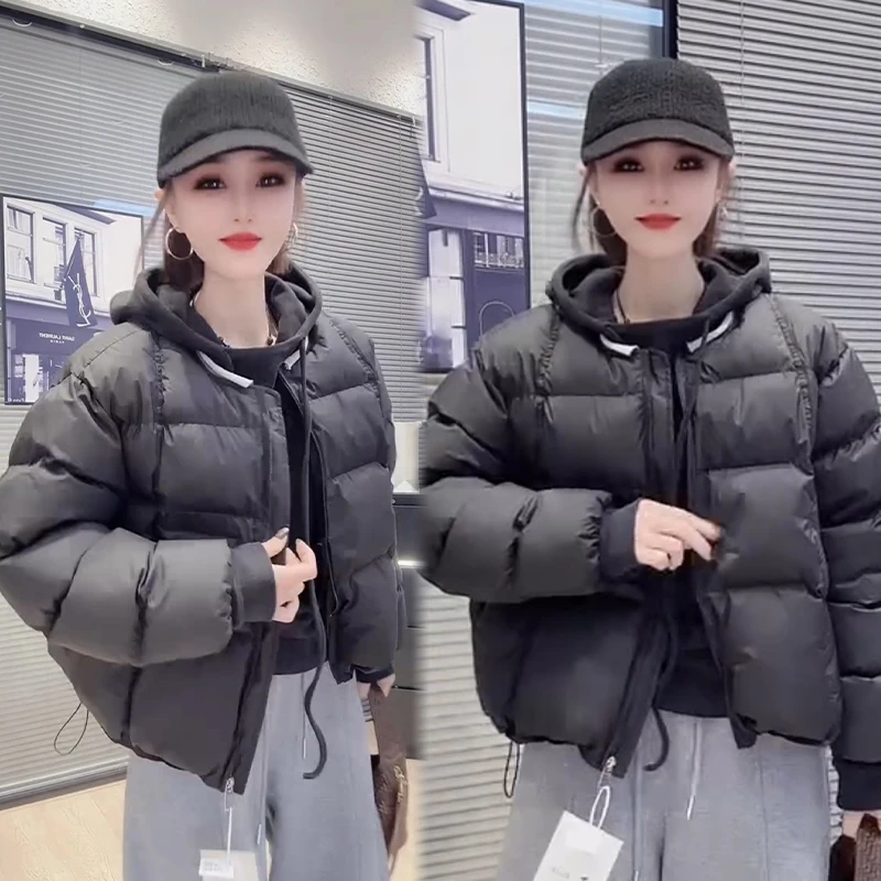 2025秋冬新款时尚显瘦气质网红高档洋气女高级百搭宽松大码棉服潮