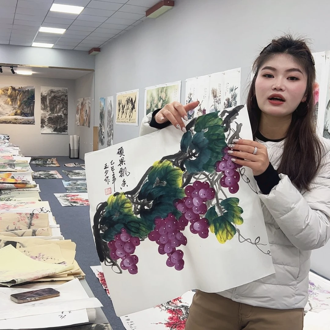 国画国画作品宣纸纯手绘