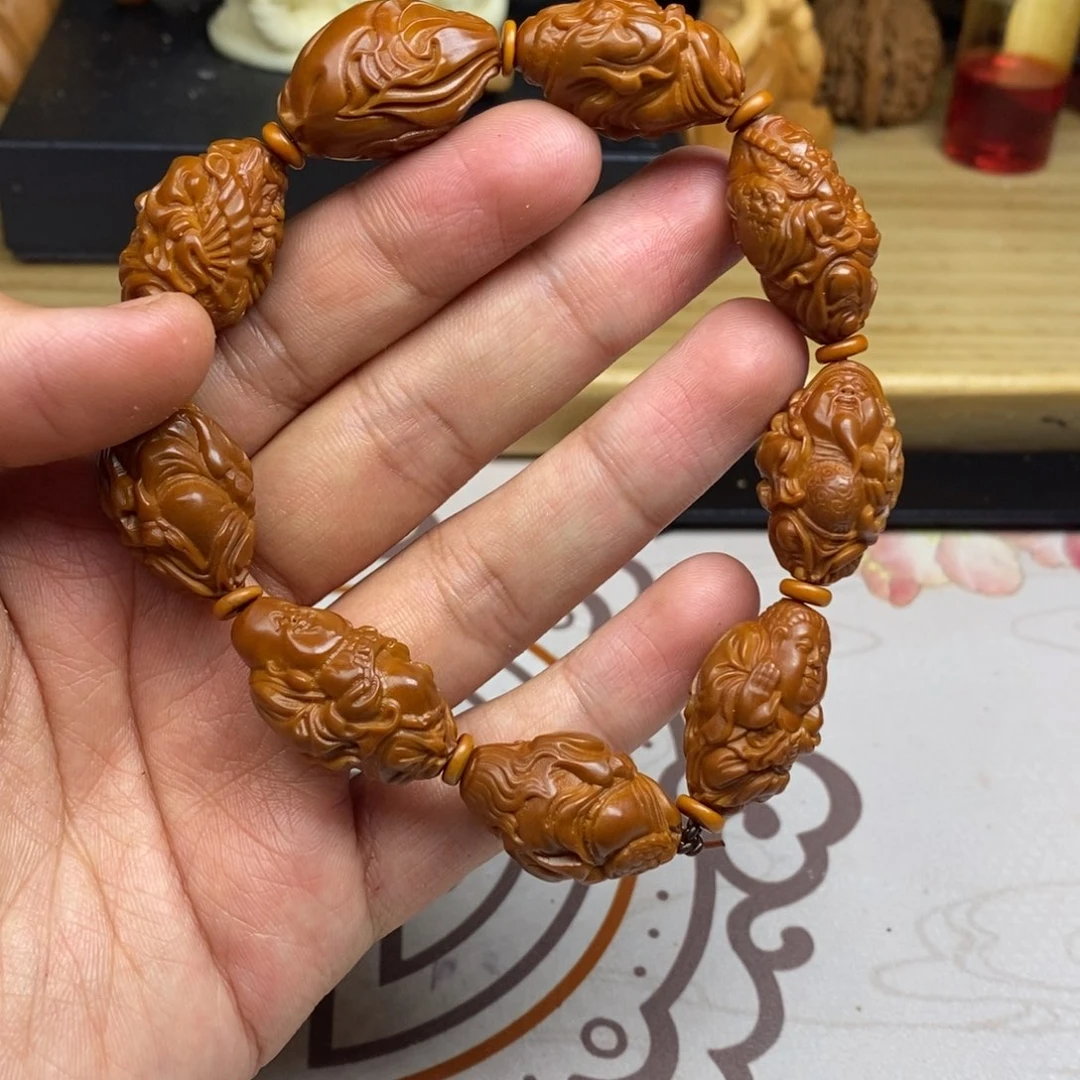 橄榄核手串/手链橄榄核雕刻工艺宇