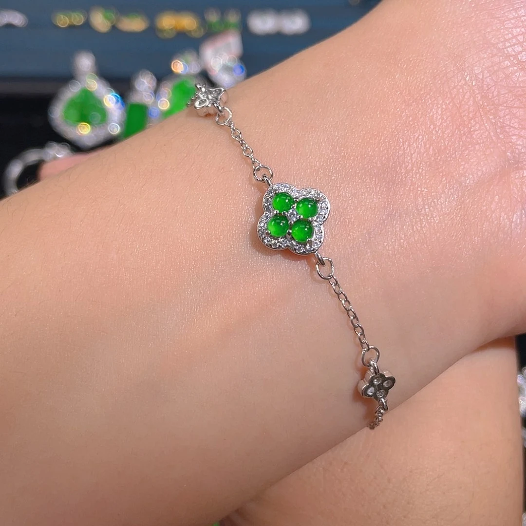 未镶嵌手链翡翠手链