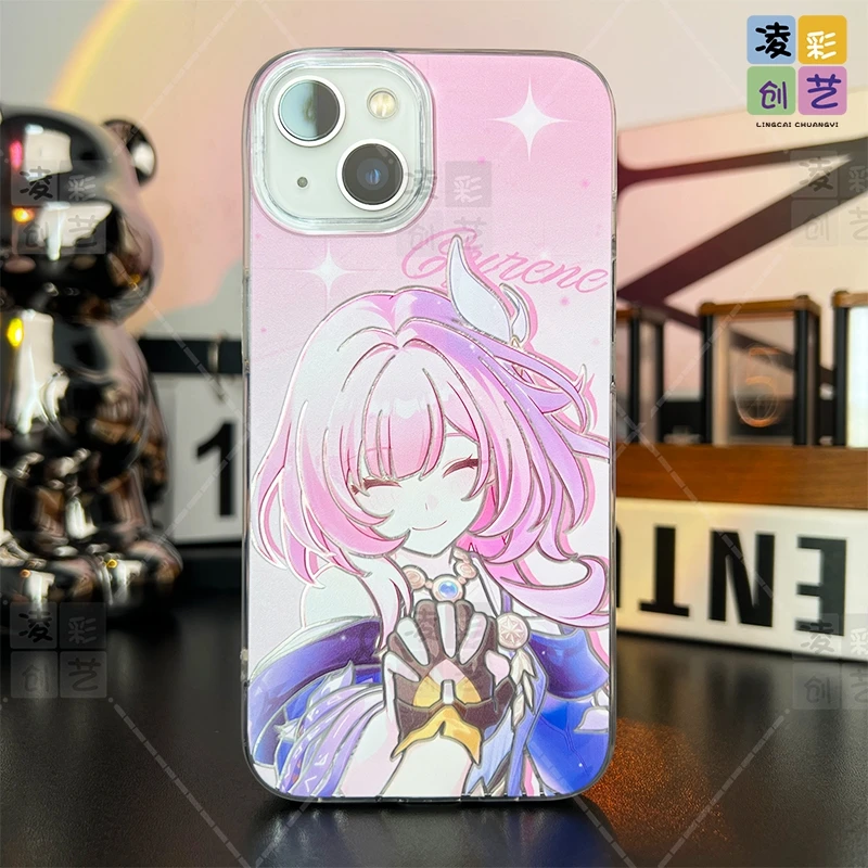 凌彩创艺手机壳适用苹果华为小米游戏崩铁周边横版昔涟冰川纹壳